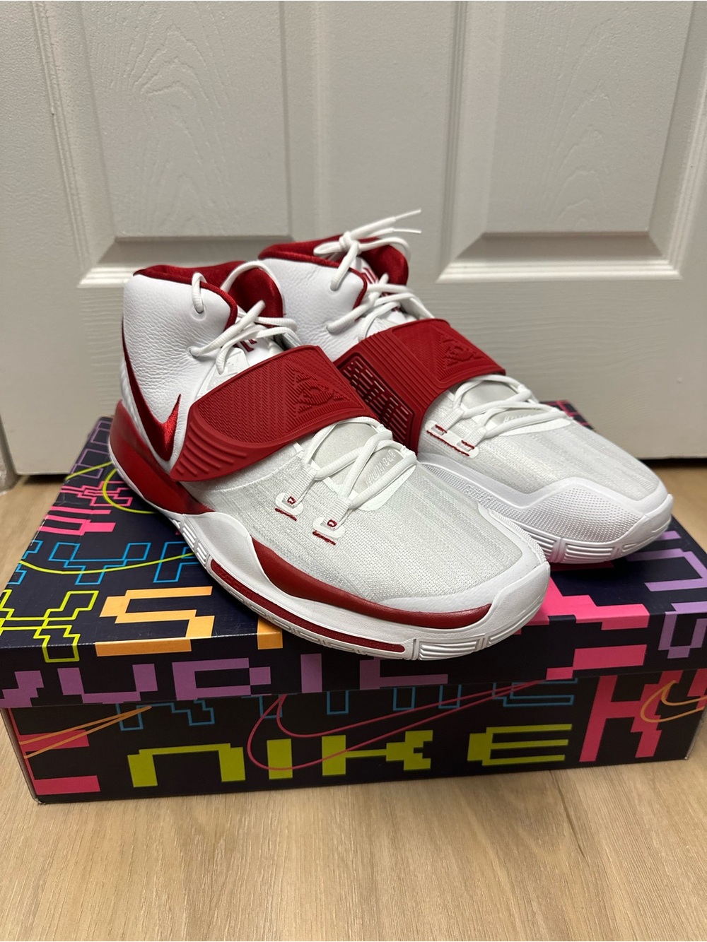 Nike Kyrie 6 TB Promo University Red/White Men's Size 18 CW4142 114